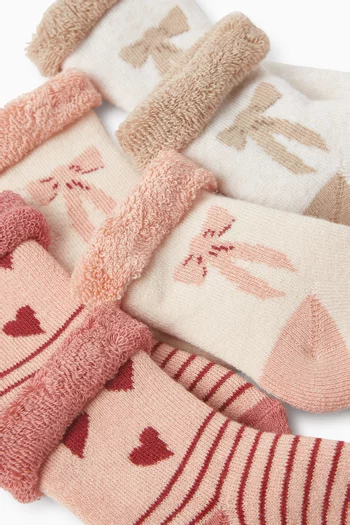 Printed Socks, Pack of 3