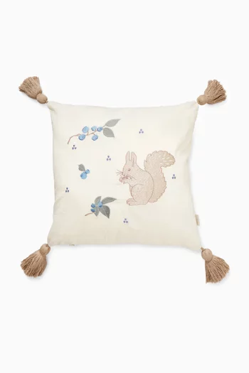 وسادة بنقشة مطرزة