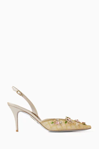 Flora 80 Slingback Pumps