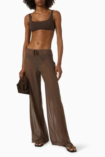 Riley Sheer Pants in Mesh