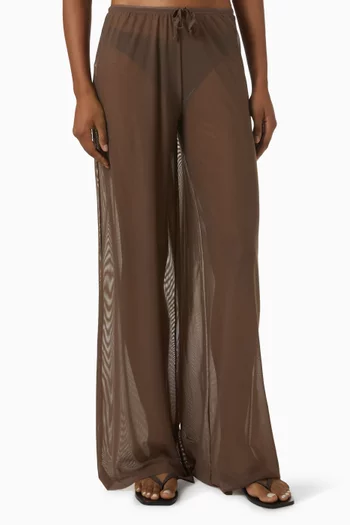 Riley Sheer Pants in Mesh
