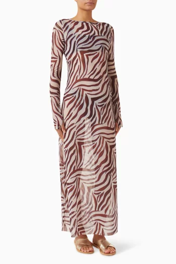 Gisele Sheer Midi Dress