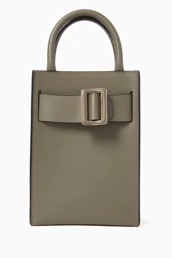 Bobby Tourist Top-handle Bag in Calfskin Leather