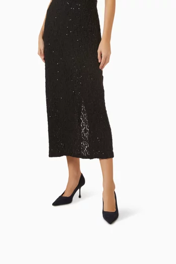 حذاء كلاسيك اكسيا بكعب 80 مم شمواه