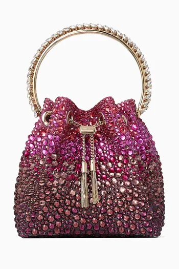 Bon Bon Embellished Bag in Satin