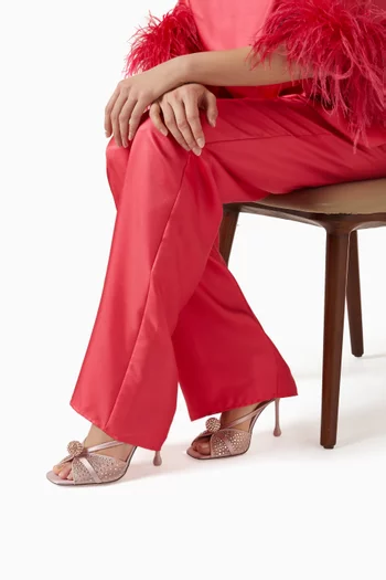 Sarai 95 Satin-Embillished Sandal