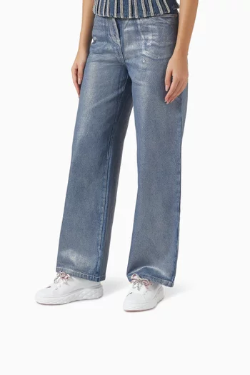 Diamond Light Maxi/F Sneakers in Leather