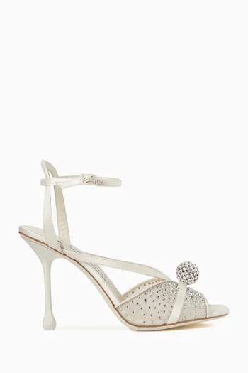 Sarai 95 Sandals in Satin