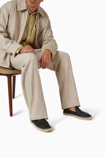 Shenton Espadrilles in Leather