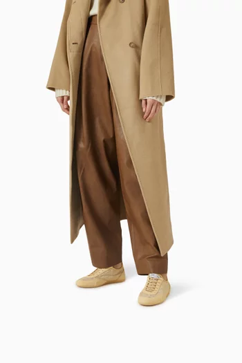 Sunny F Sneakers in Lace & Suede