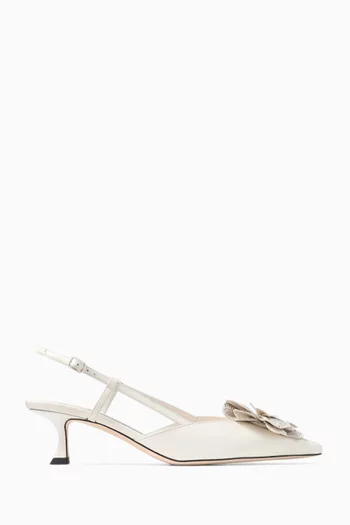Mimmi 50 Slingback Pumps in Leather