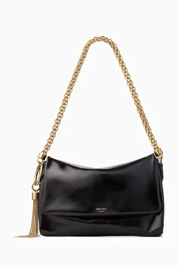 Callie Flap Shoulder Bag in Leather