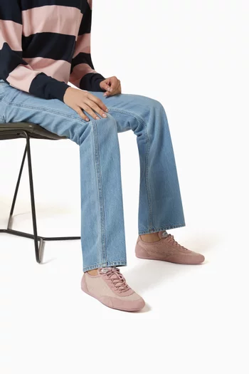 Sunny F Sneakers in Lace & Suede