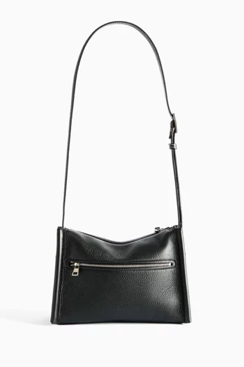 حقيبة مسنجر لوفر صغيرة جلد غزال