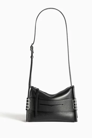 حقيبة مسنجر لوفر صغيرة جلد غزال