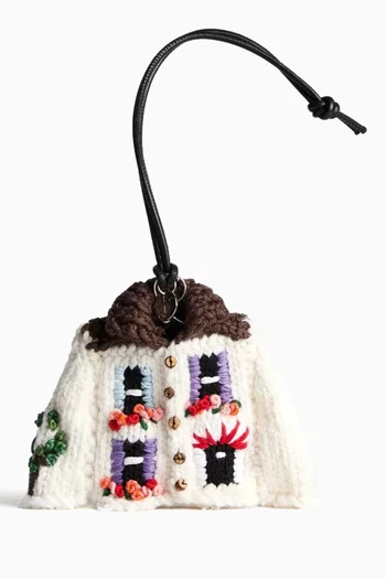 حلية هاوس بتصميم كارديغان مزيج صوف