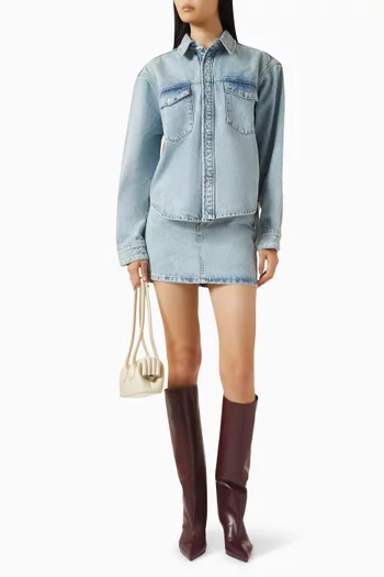 Western Shirt in Denim