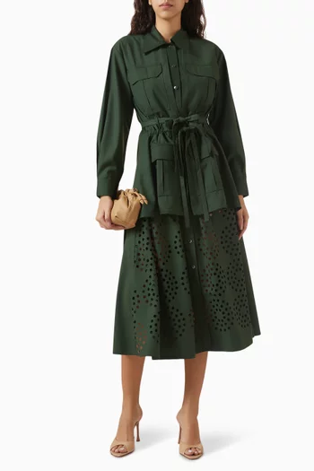 فستان اليانور متوسط الطول