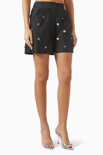 Guilia 2 Shorts in Taffeta