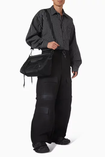 Medium Le City Moto Bag in Arena Storico Lambskin