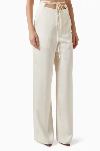 Sally Pants in Satin