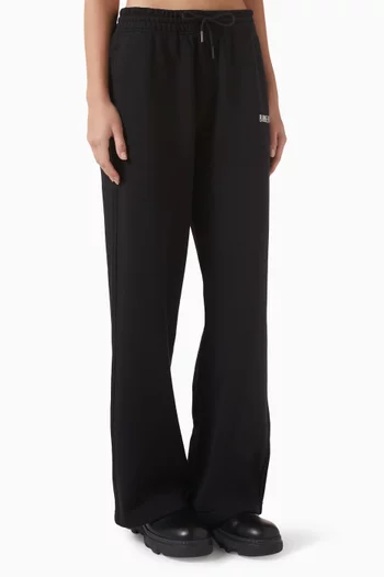 Jodie Wide-leg Track Pants in Cotton