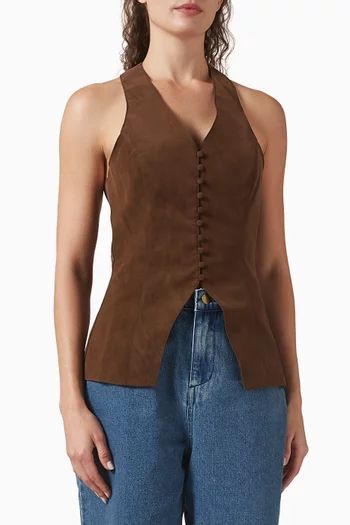 بلوزة فينوس بحمالة حول الرقبة