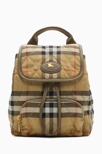 حقيبة ظهر ميني بحلية حدوة حصان