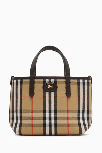 حقيبة يد بلومزبري ميني بوجهين جلد بارز الملمس