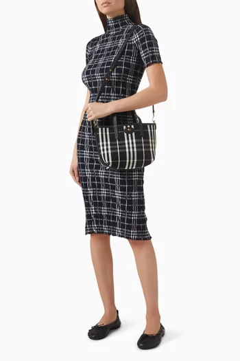 حقيبة يد بلومزبري ميني جلد بارز الملمس