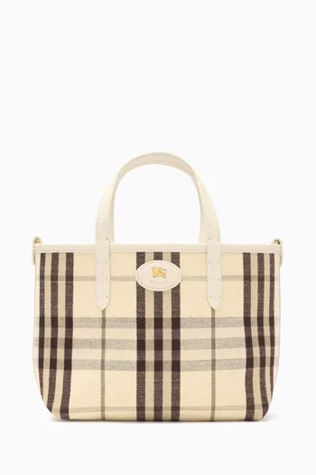 Mini Bloomsbury Reversible Tote Bag in Grainy Leather