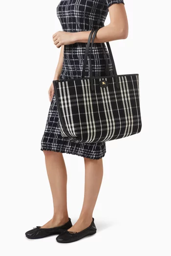 Medium Bloomsbury Reversible Tote Bag in Grainy Leather