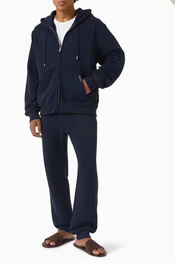 Front Zip Hoodie in Cotton