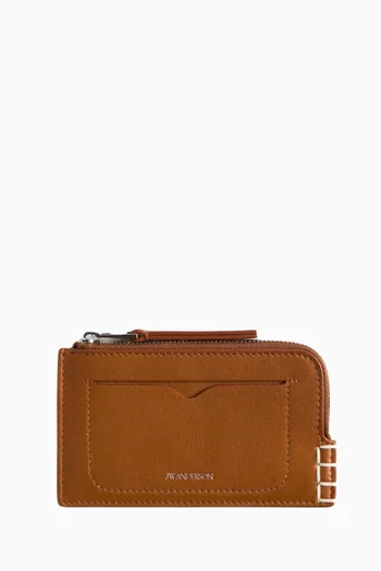 Loafer Zip Wallet in Leather