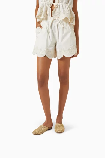 حذاء مفتوح من الخلف بكعب مسطح بامبو