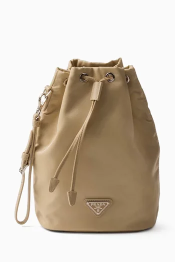 Drawstring Pouch in Re-Nylon