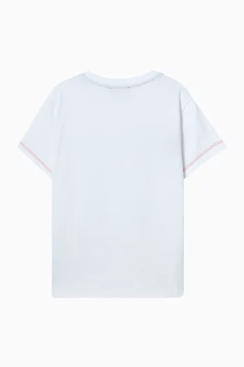 Logo Print T-shirt in Cotton