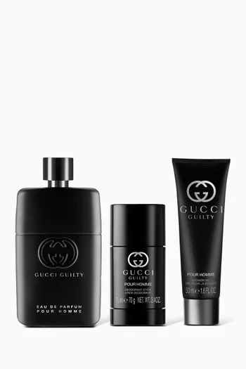 Guilty Pour Homme Eau de Parfum Trio Gift Set