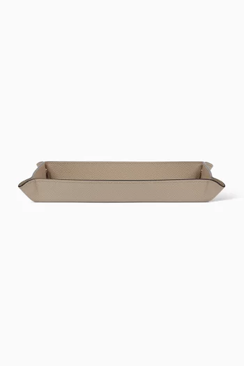 Small Rectangle Trinket Tray in Panama Leather