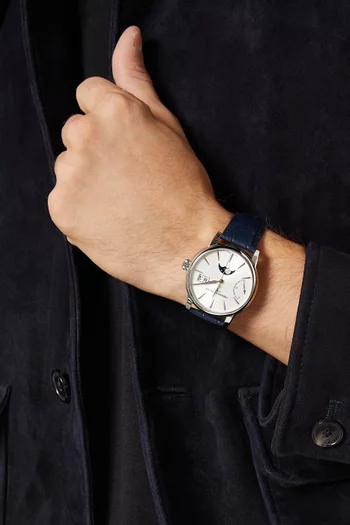 Constant Classic Power Reserve Big Date Watch, 40 mm