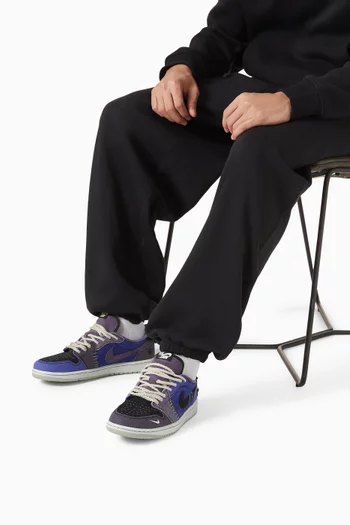 Air Jordan 1 Low OG Sneaker in Canvas & Suede