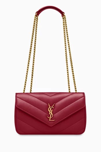 Small Loulou Shoulder Bag in Matelassé Lambskin