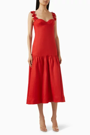 فستان سير آرتي كتان