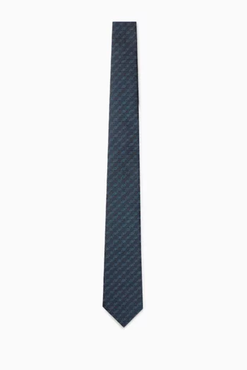GG Tie in Silk-jacquard