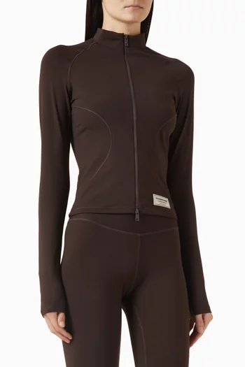 Long Sleeve Running Top in Recycled Softskin