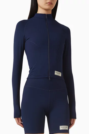 Long Sleeve Running Top in Recycled Softskin