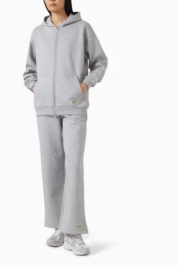 Straight-leg Sweatpants in Cotton-blend
