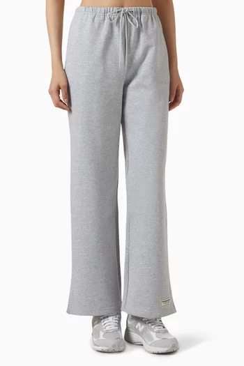 Straight-leg Sweatpants in Cotton-blend