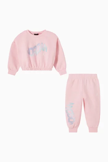 Jumpman Club 2-piece Set in Bubble Fleece