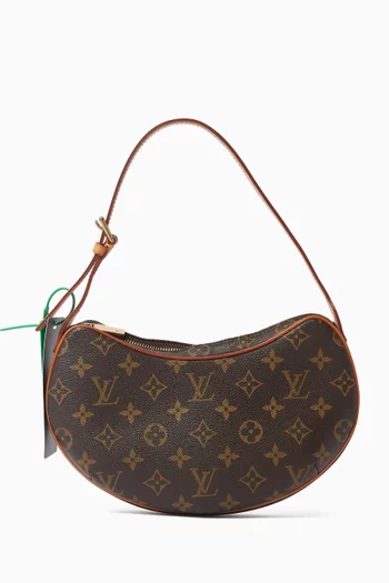 Croissant MM Hobo Bag in Monogram Canvas